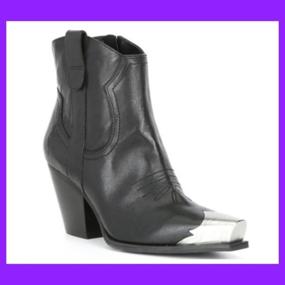 Gianni Bini ON TOUR Western Cowboy Metal Toe Booties (NEW)